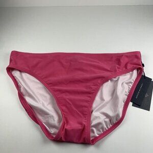 Tommy Hilfiger Monotype Brazilian Bikini Bottoms Women's XL Pink Classic Hipster